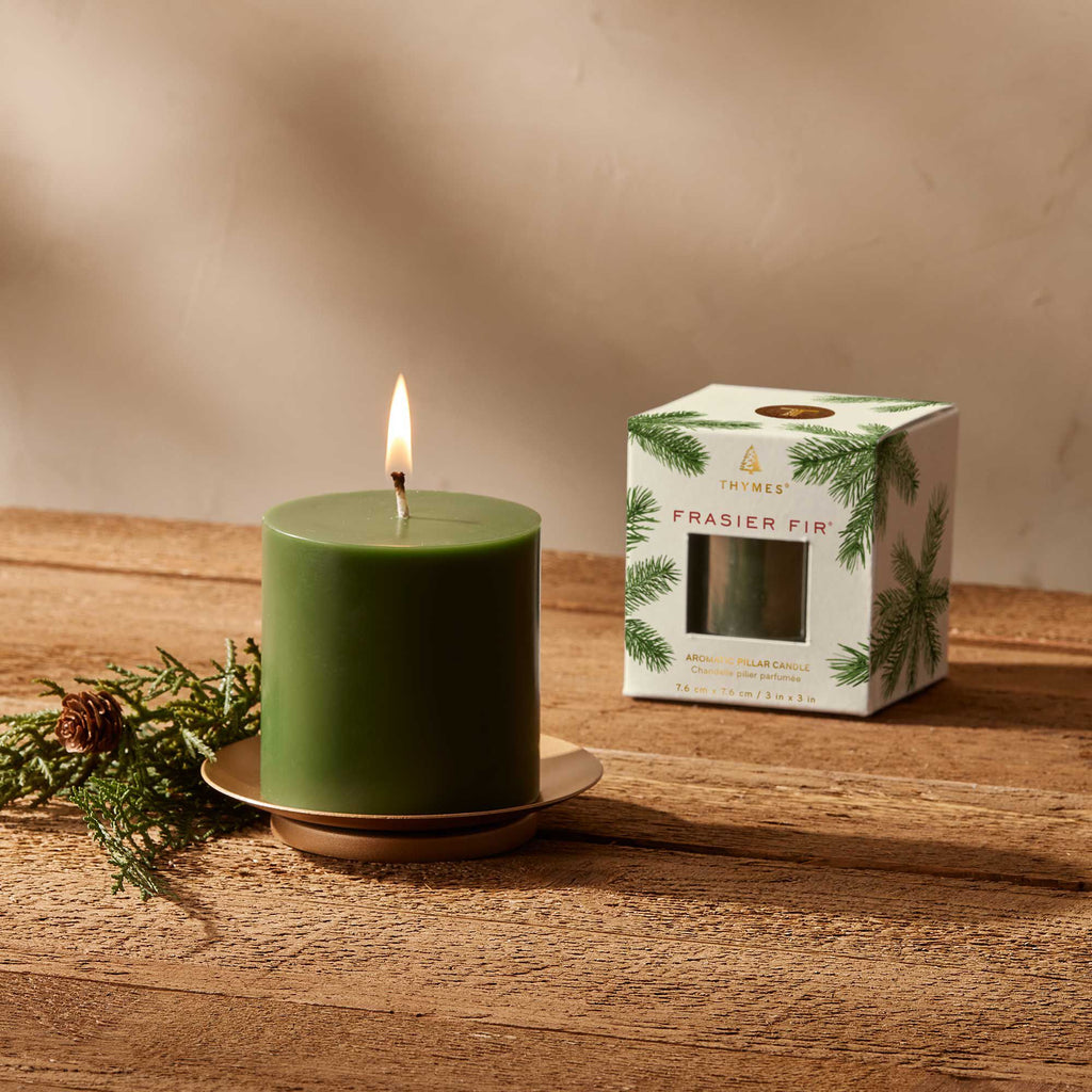 Frasier Fir® Pillar Candle. Small